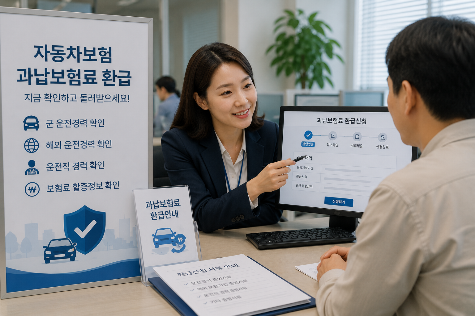자동차보험 과납보험료 환급 상담