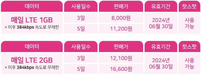 소프트뱅크-LTE-유심