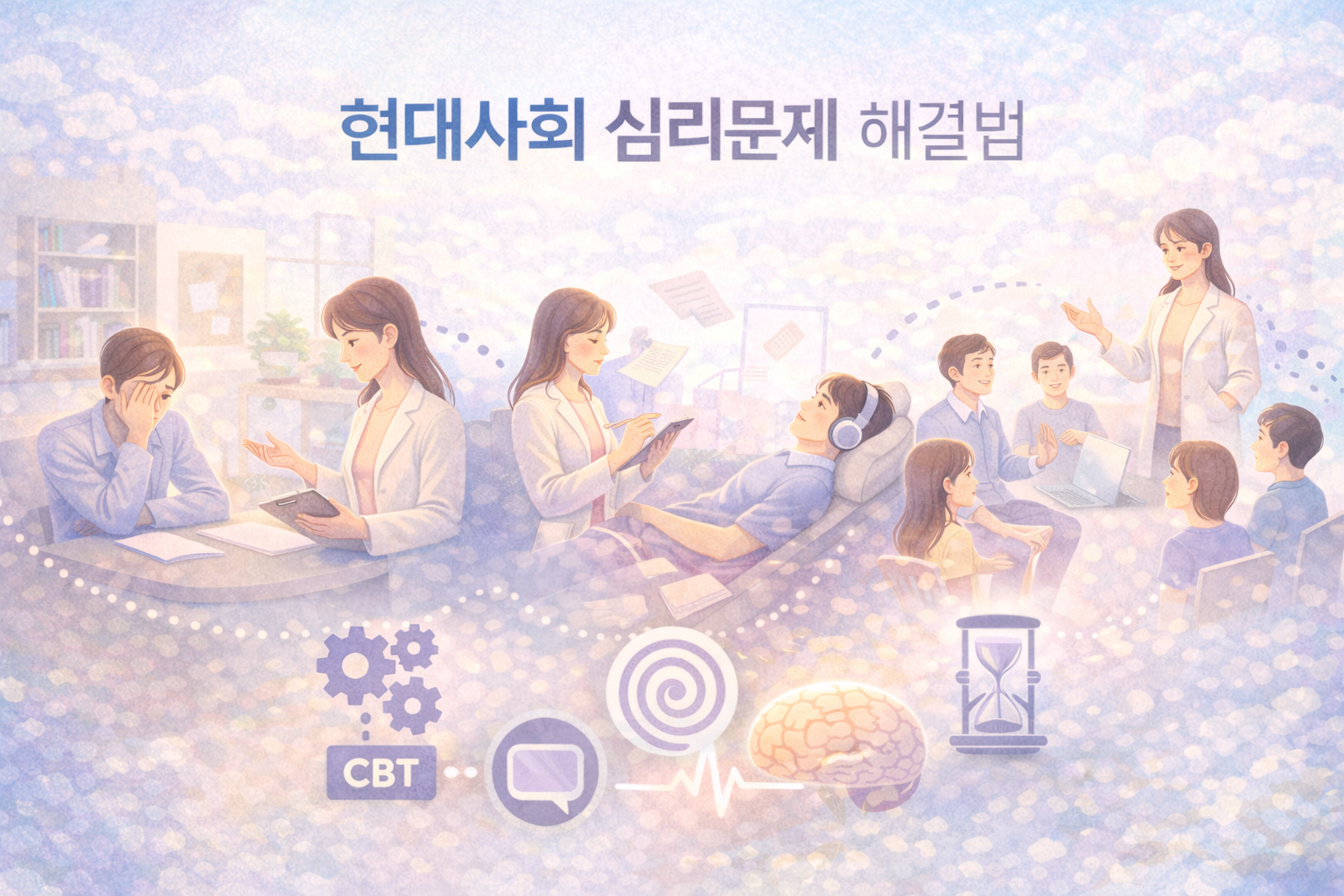 현대사회 심리문제 해결법 이미지