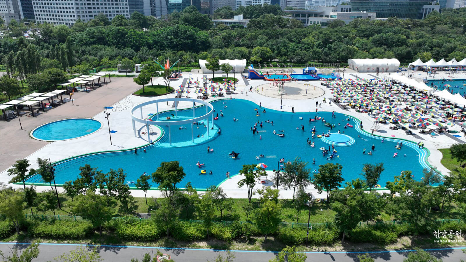 여의도 한강 수영장 사진