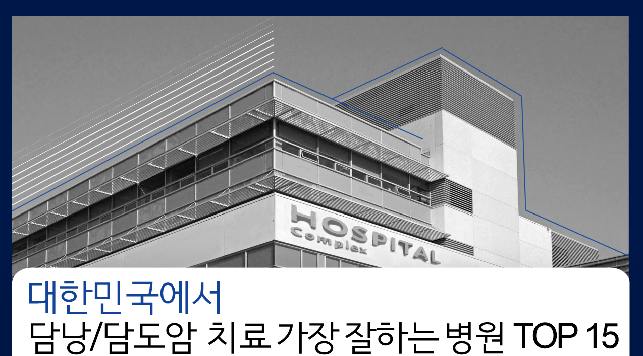 대한민국에서 담낭/담도암 치료 가장 잘하는 병원 TOP 15