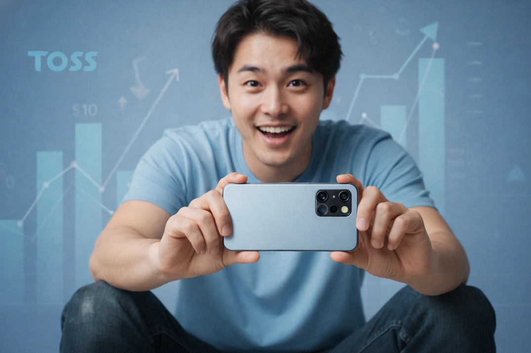 신용점수 600점대 무직자가 토스 비상금 대출 승인을 확인하며 안도하는 모습