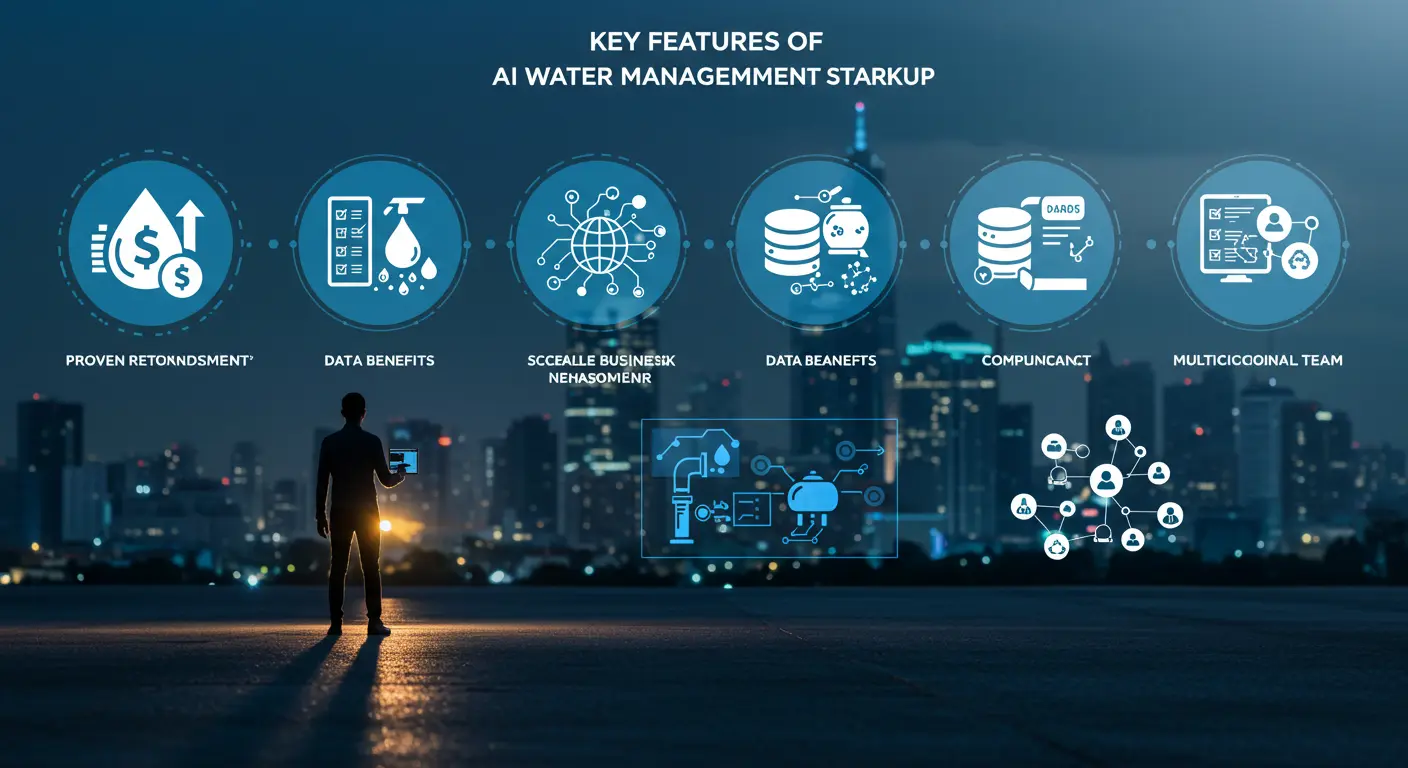 투자자들이 주목하는 AI 물 관리 스타트업 특징