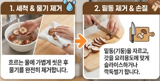 표고버섯 보관방법