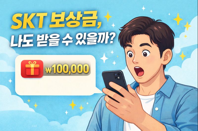 SKT 보상금 10만원