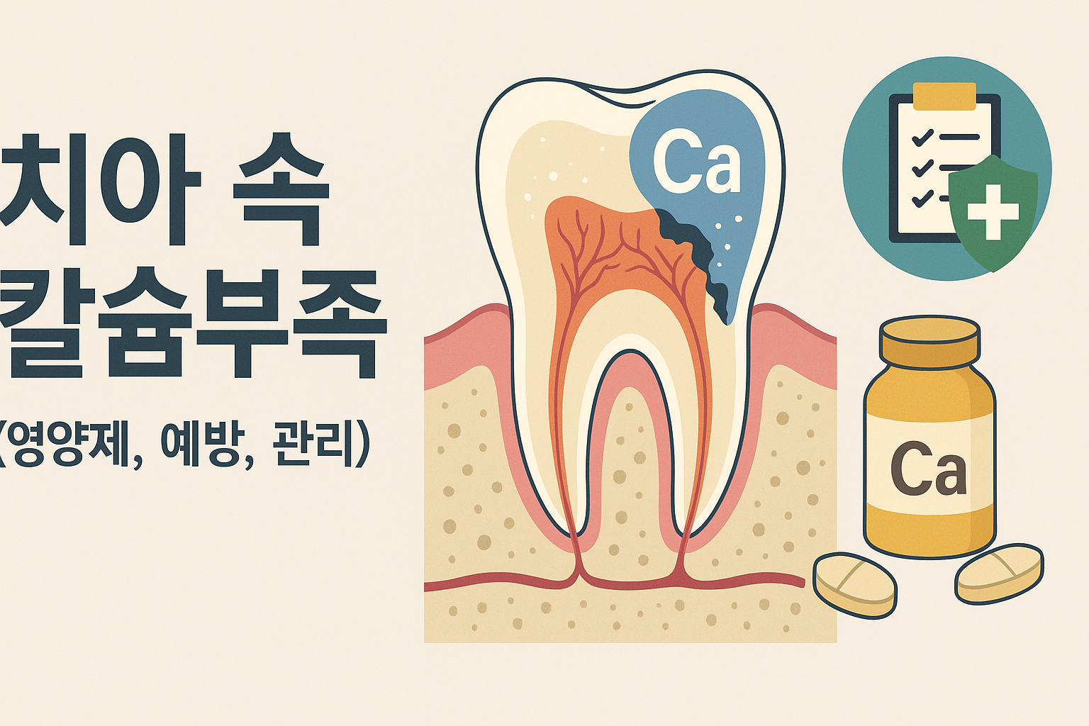 "치아 속 칼슘 부족"에 대한 이미지입니다.