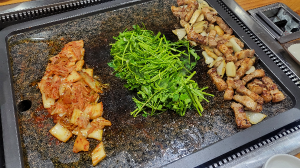 미나리추가 삼겹살