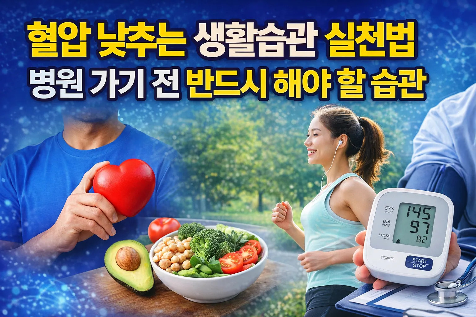 혈압 낮추는 생활습관 실천법