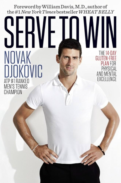 Autobiography of Novak Djokovic - Cover page "Serve To Win"