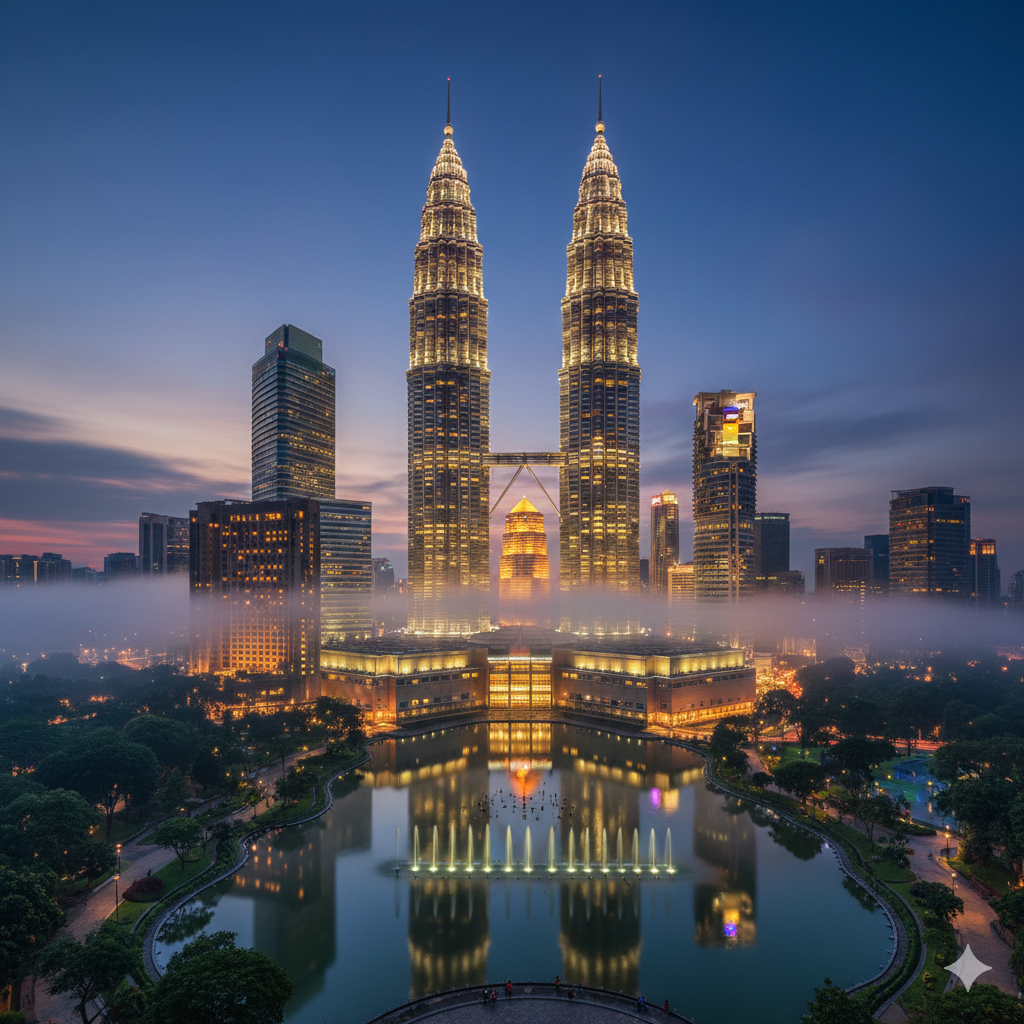 말레이시아 야경 명소 트윈타워