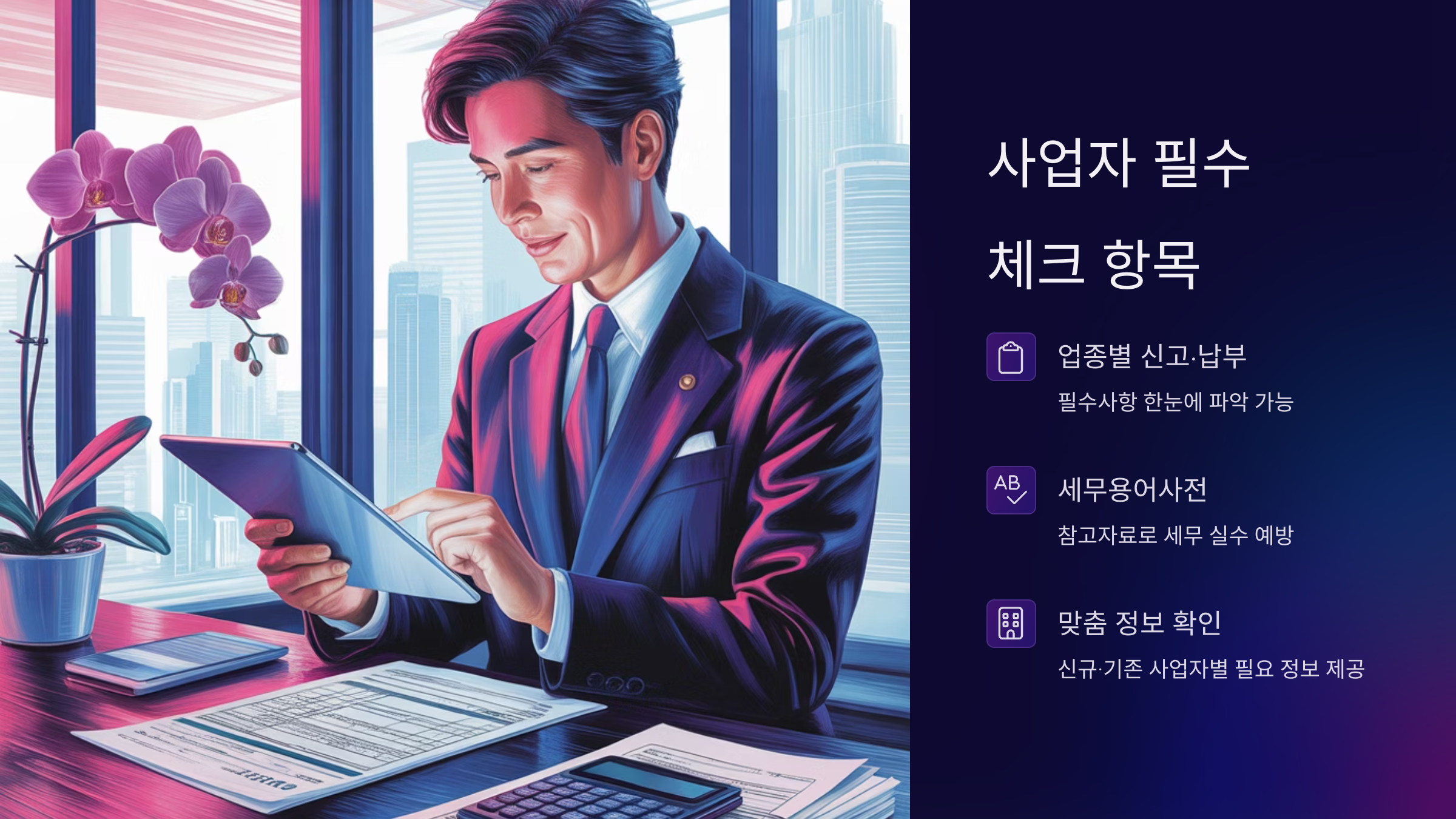 사업자 필수 체크 항목