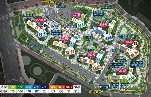 단지배치도