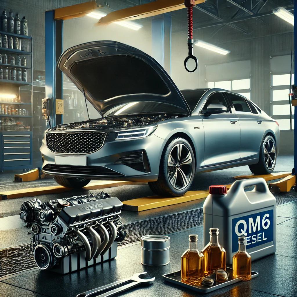 qm6 디젤 엔진오일 량