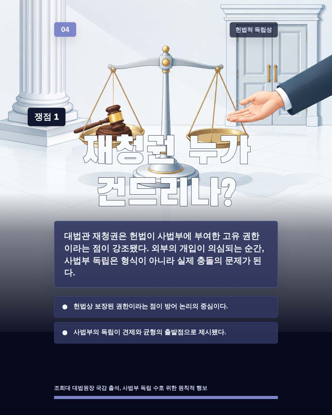 재청권 누가 건드리나?