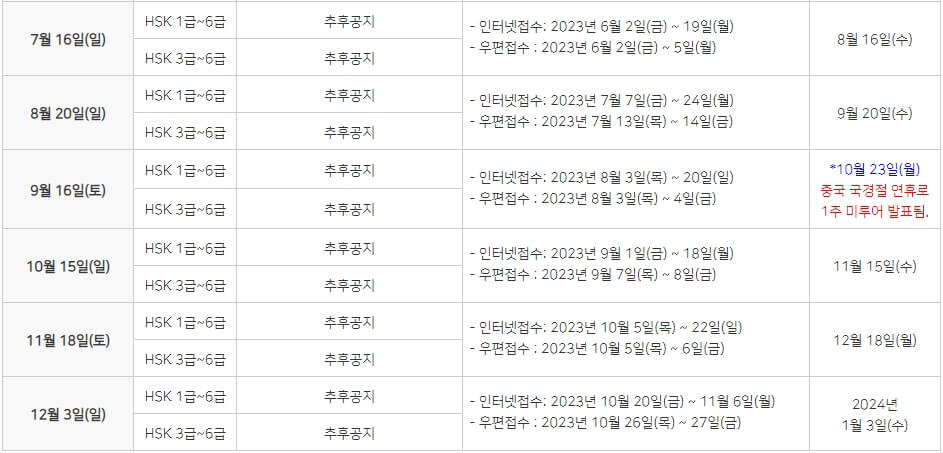 2023-HSK-PBT-시험일정-하반기