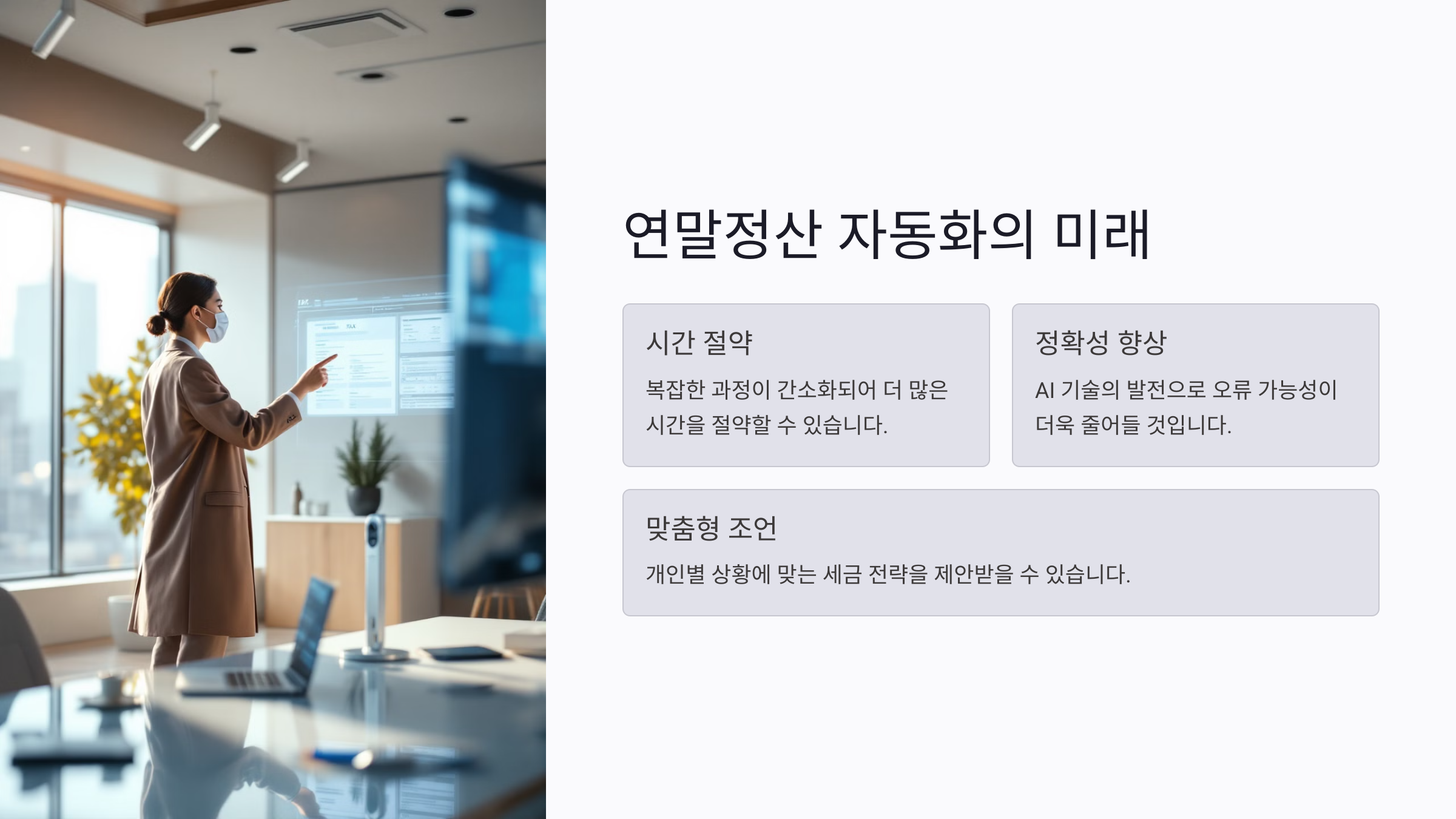 연말정산 자동화의 미래
