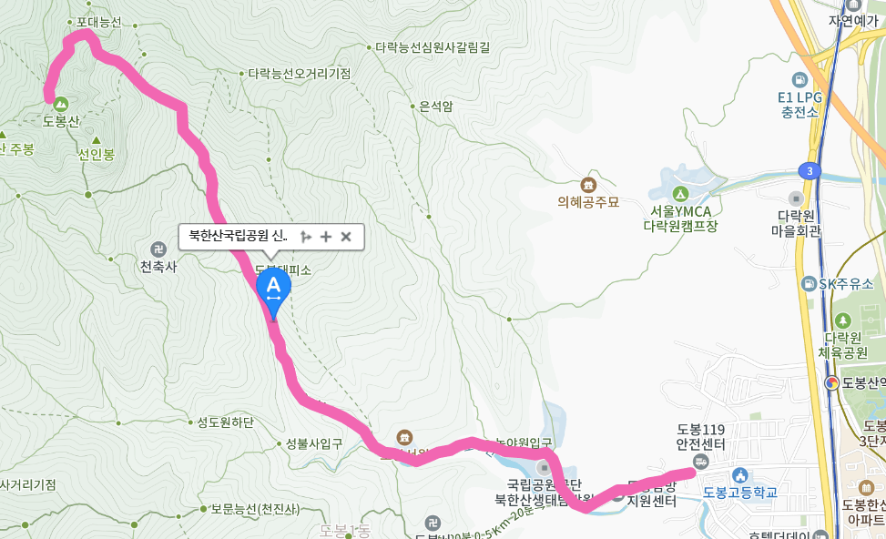 북한산 코스