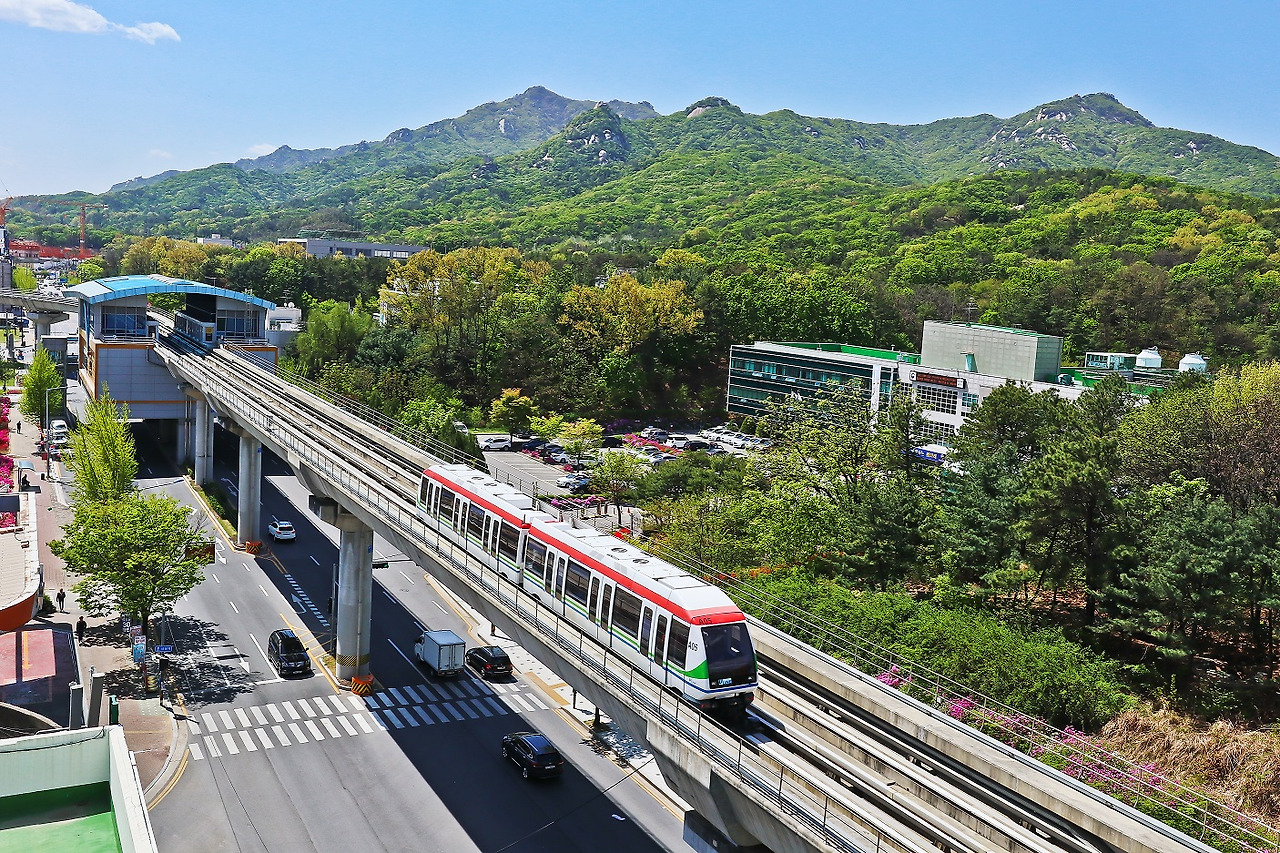 의정부 경전철 노선도