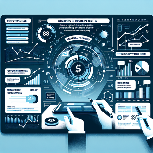 ```json
{"alt":"페이팔 주가 전망과 투자 주의사항에 대한 그래프 및 산업 동향을 시각적으로 나타낸 이미지"}
```