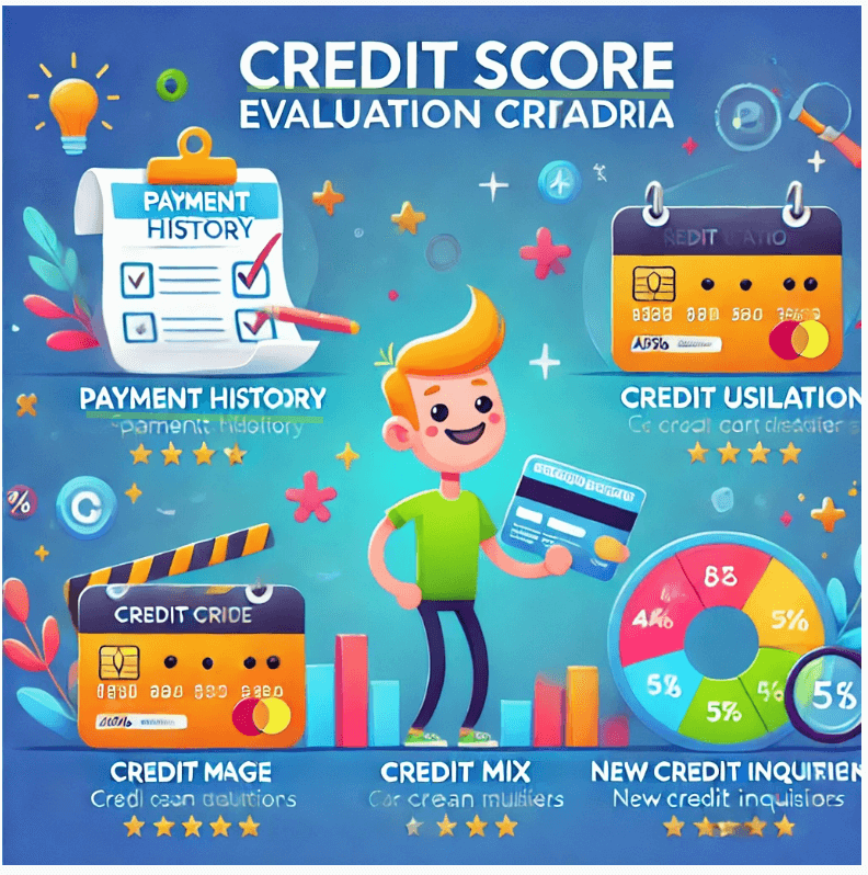 신용점수 산정기준 그림