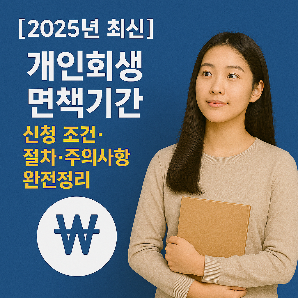 [2025년 최신] 개인회생 면책기간 ｜ 신청 조건&middot;절차&middot;주의사항 완전정리