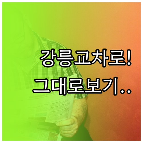 강릉 교차로 신문 그대로보기 이용 방..