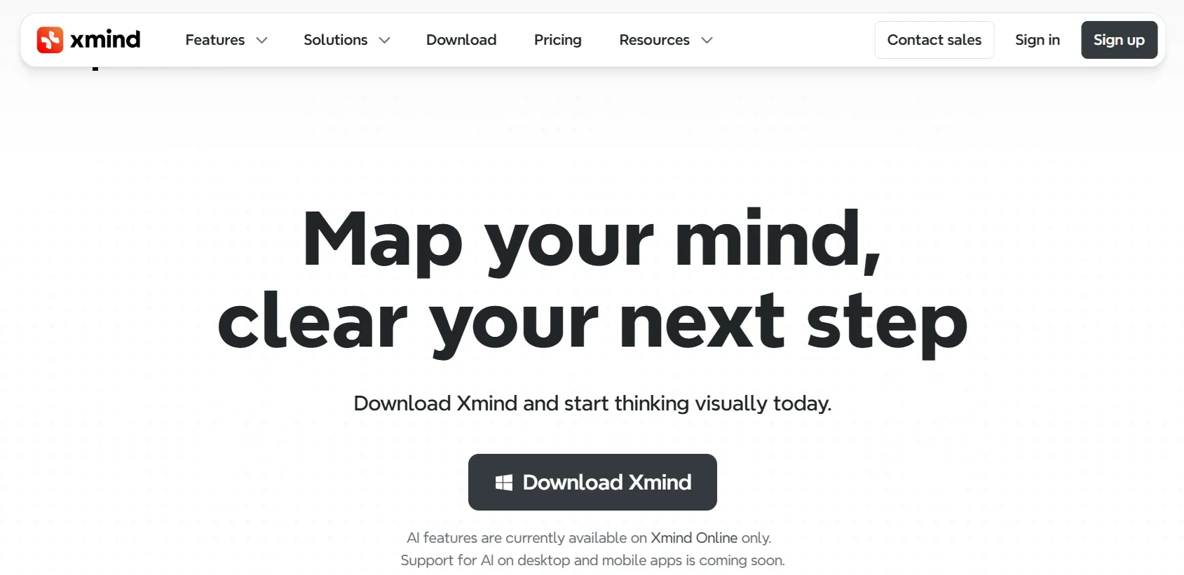 AI 자료 요약 마인드맵 XMind 다운로드