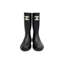 샤넬 레인부츠