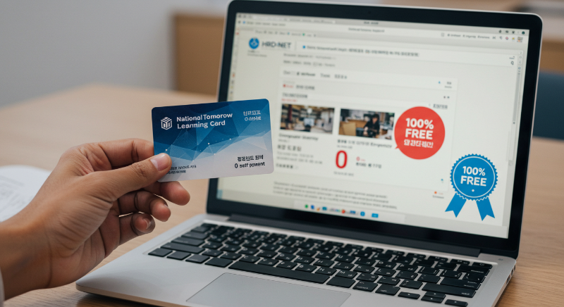 국민내일 배움 카드 발급은 기본