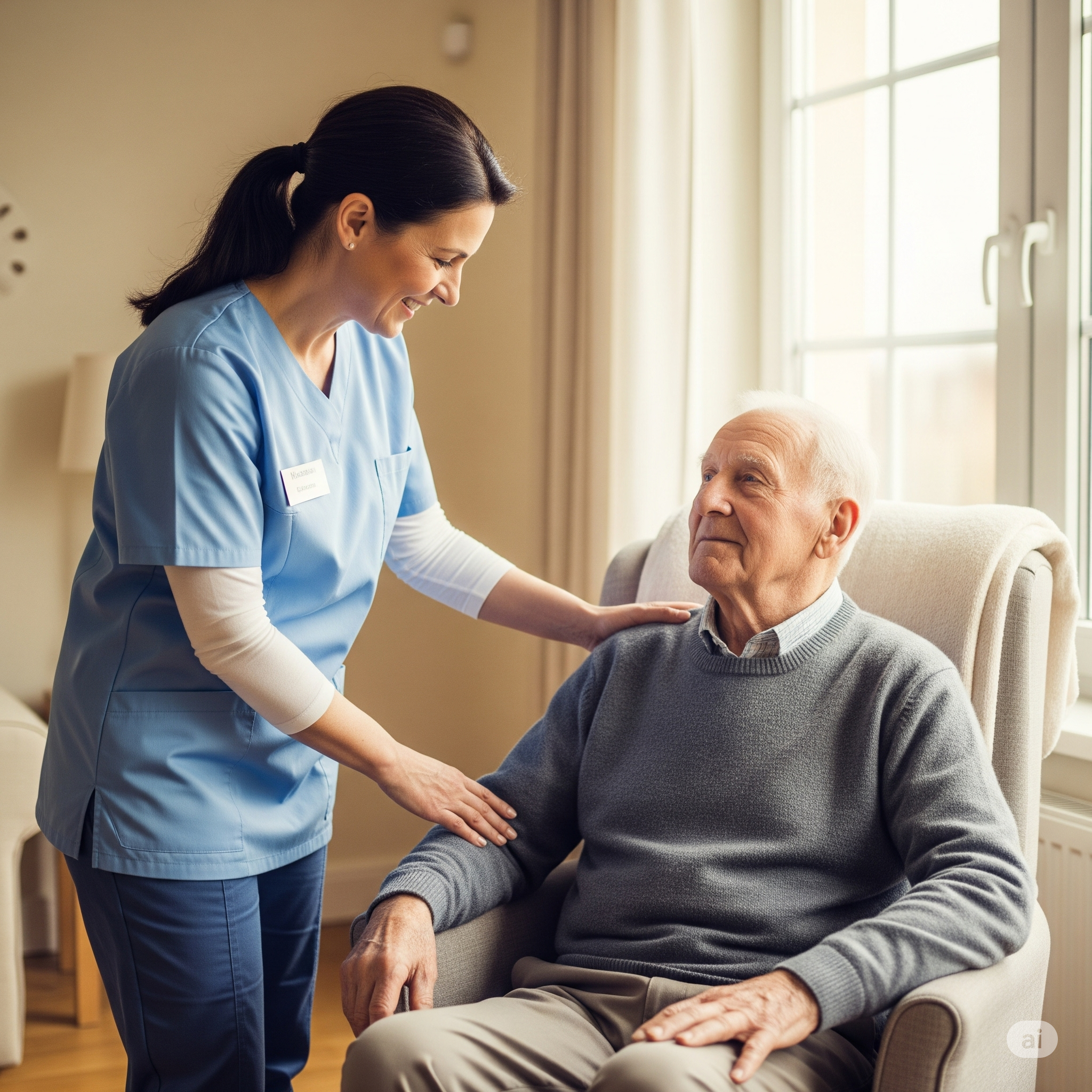 요양보호사 일하는 모습