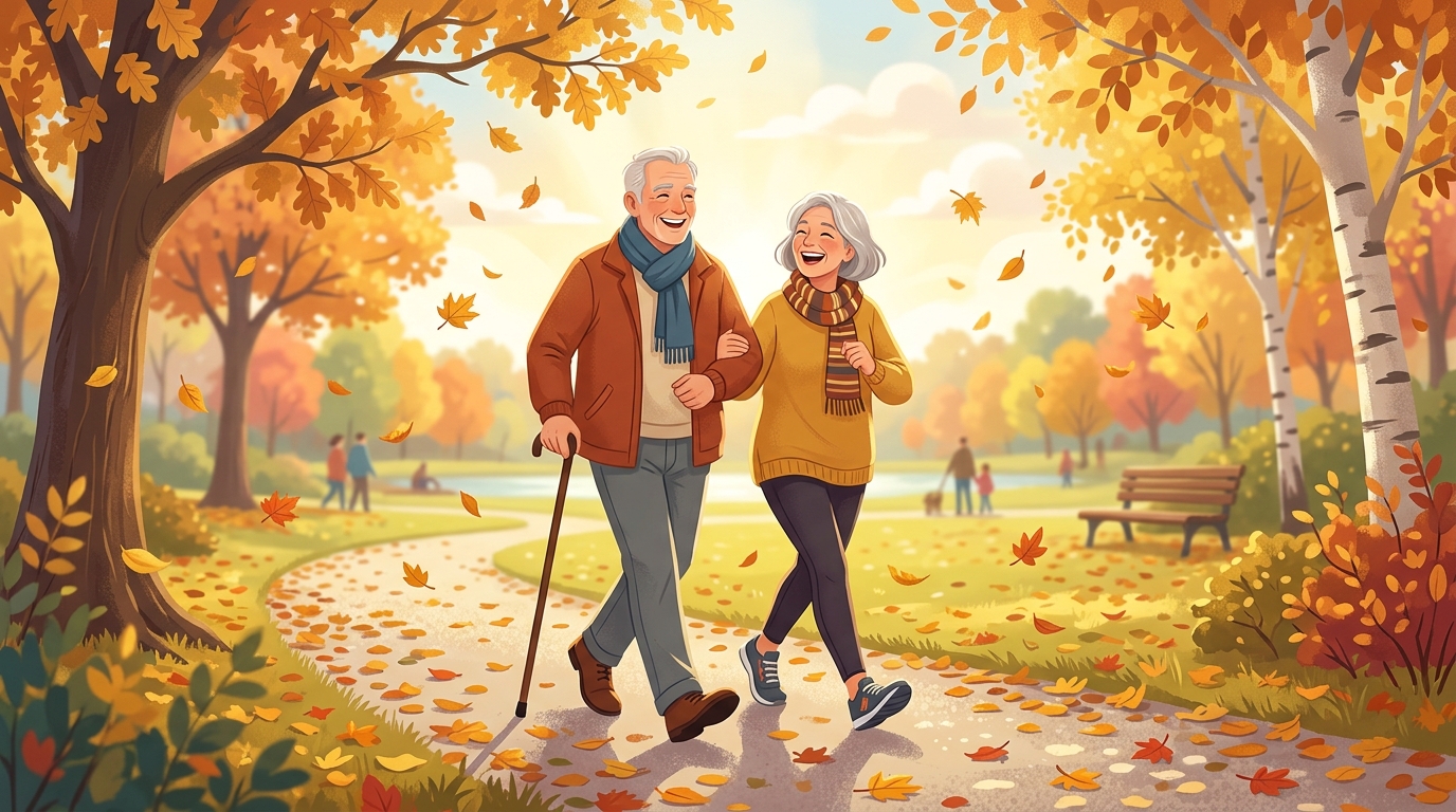 활기찬 노후의 모습