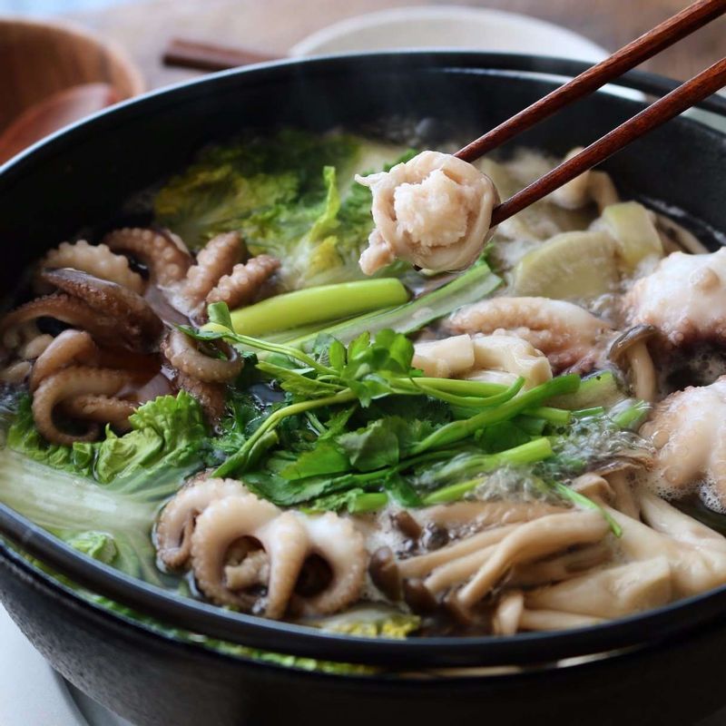 쭈꾸미, 도다리, 봄, 해산물, 쭈꾸미 샤브샤브