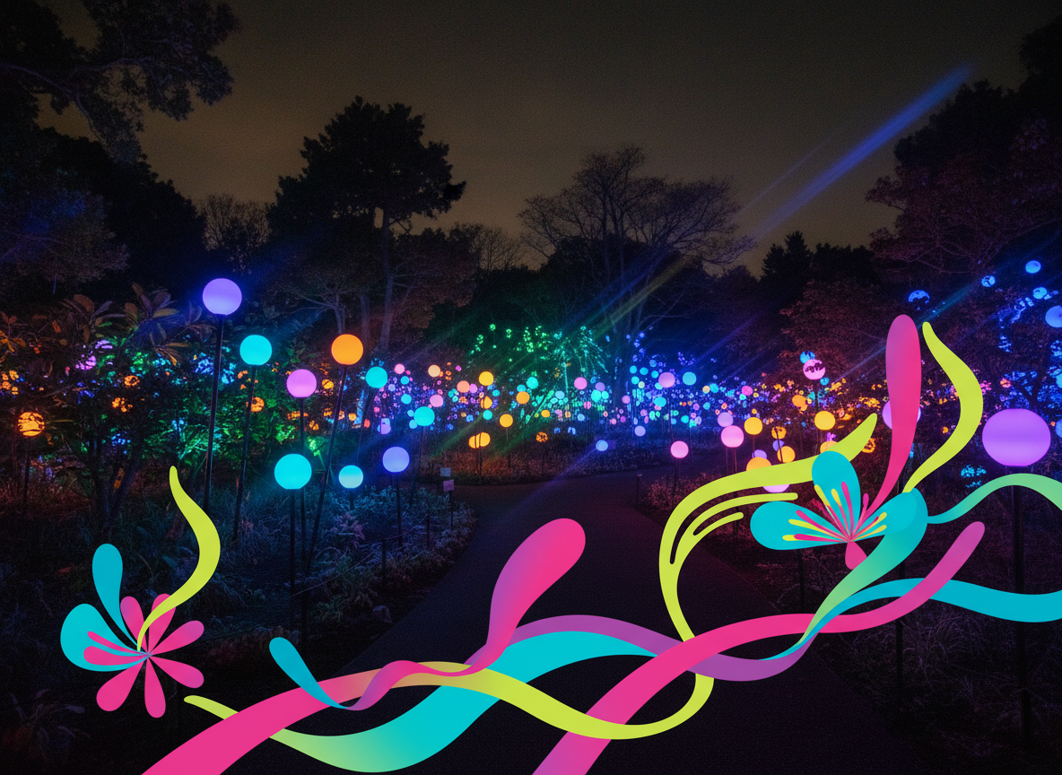 2026 오사카 야간 전시 팀랩 보태니컬 보타니컬 가든 티켓 예약 위치 시간