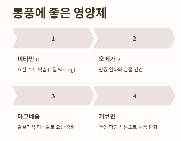 통풍에 좋은 영양제