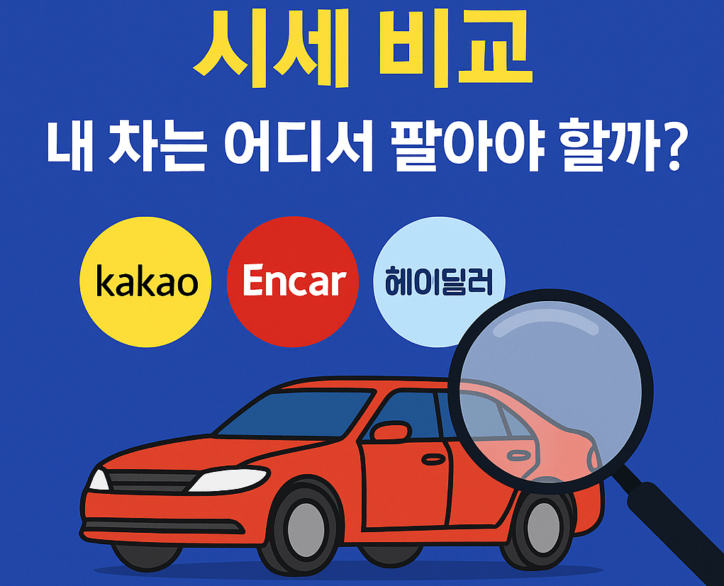 내차팔때 시세비교