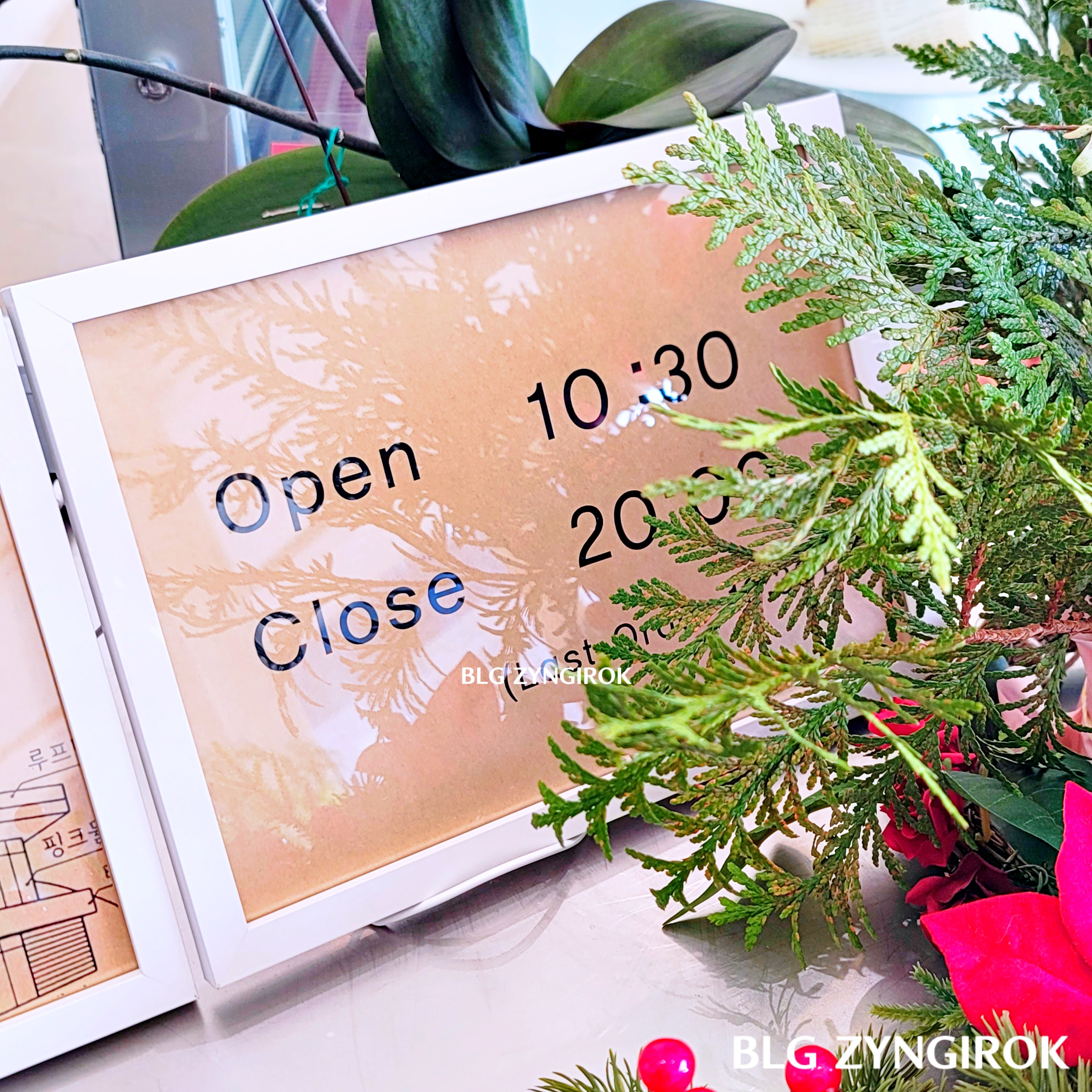 양주 카페 닛다 - 운영시간 사진 모습이다.