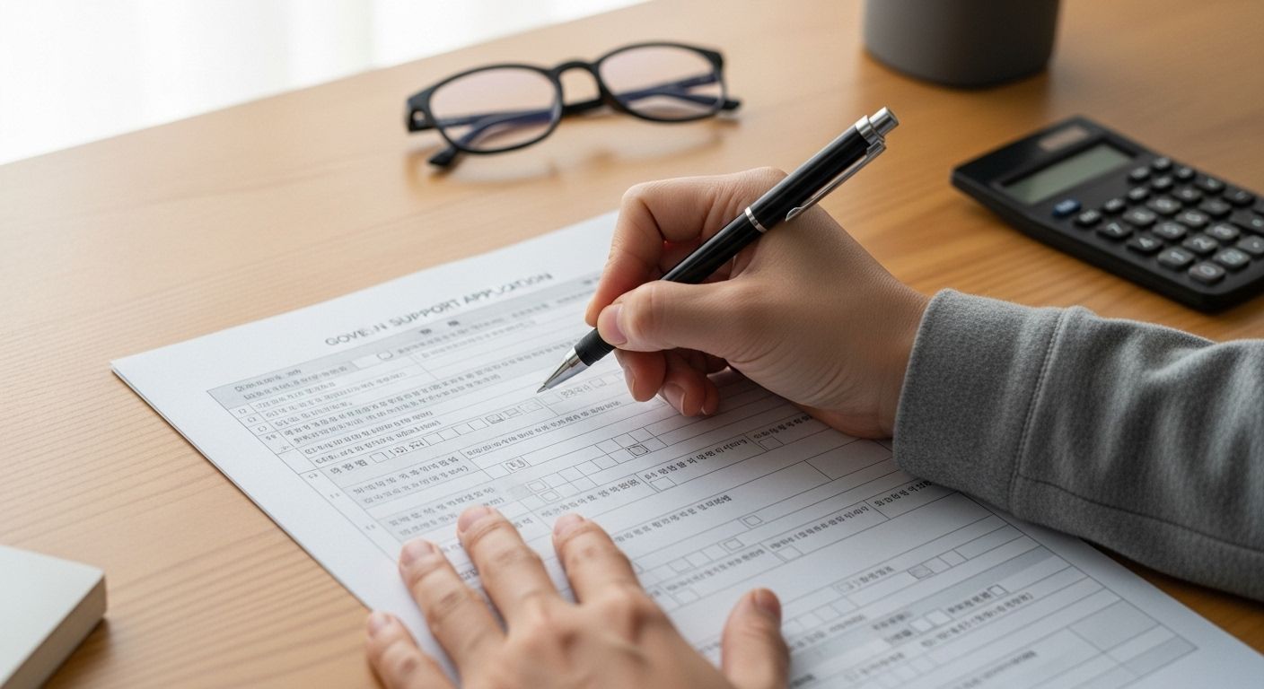 고용유지지원금 신청서 작성