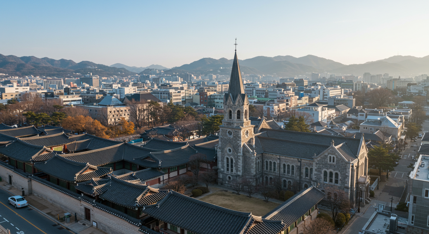 근대 건축물과 역사의 조화