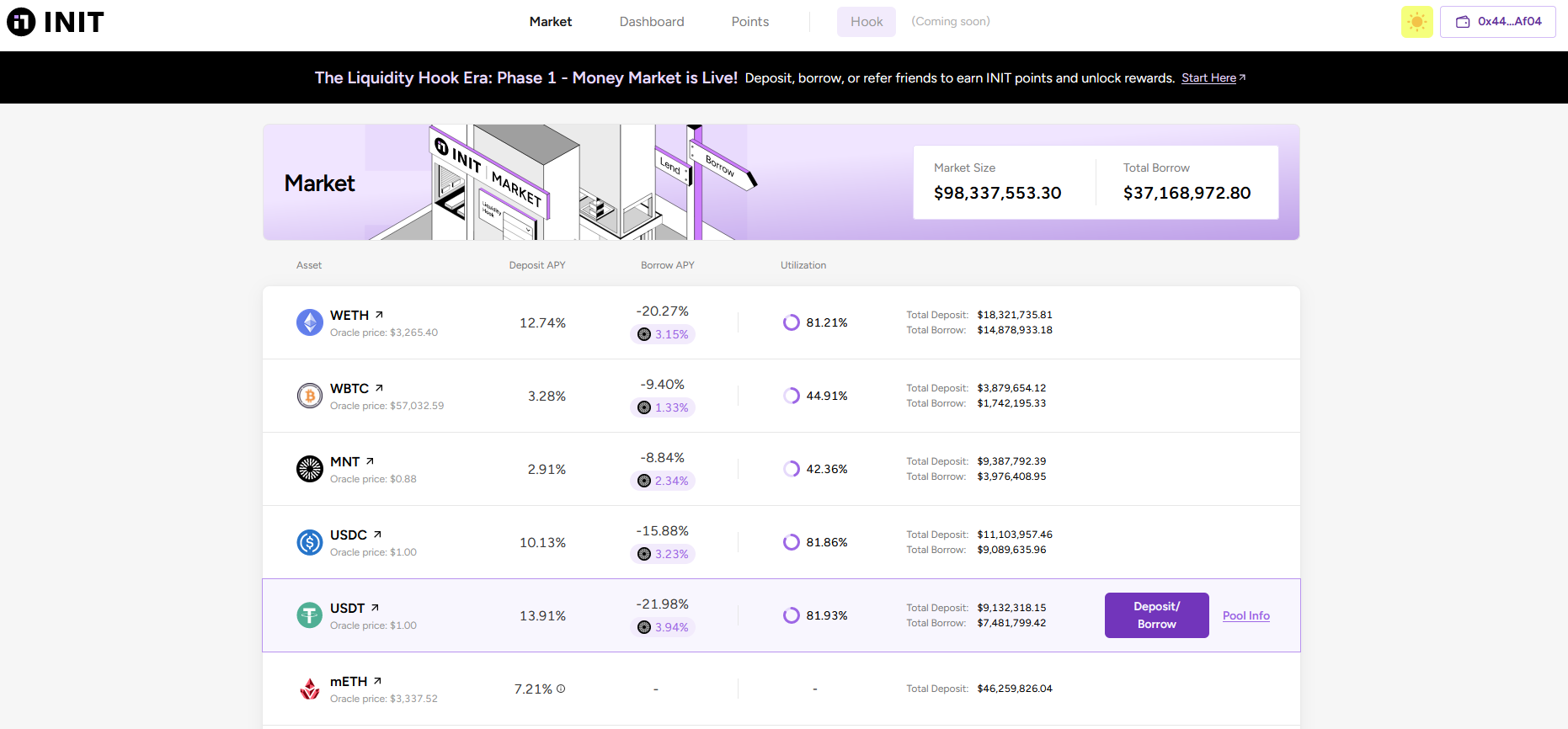 INIT 캐피탈 예치 에드파밍 방법7