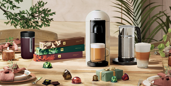 ▲ 캡슐커피 하면 떠오르는 대표적인 브랜드(출처: 네스프레소 홈페이지)
