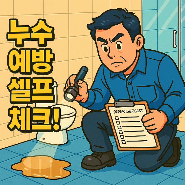 누수 셀프 체크 썸네일 이미지입니다.