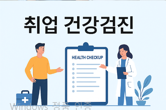 해외취업건강검진