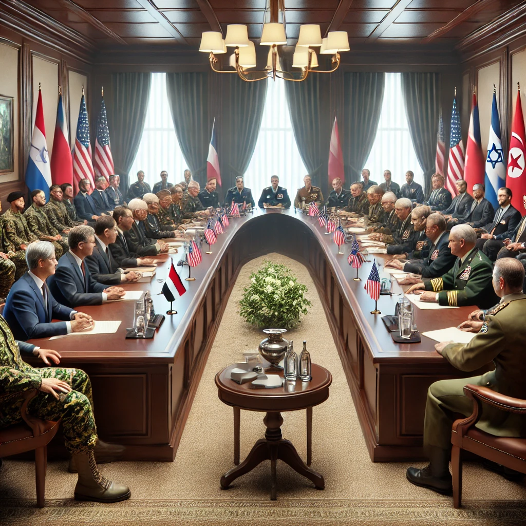 전쟁협상 관련 사진 이미지