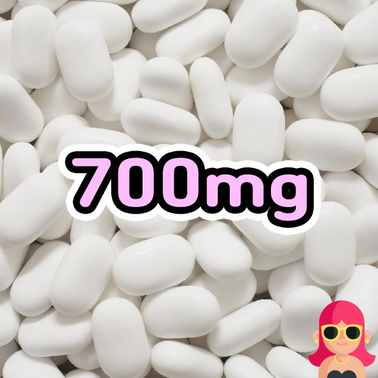 700mg
