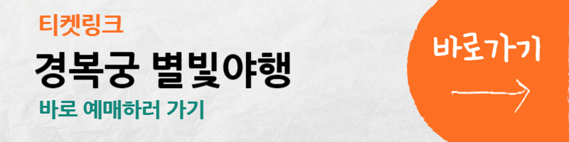 경복궁-야간개장-별빛야행