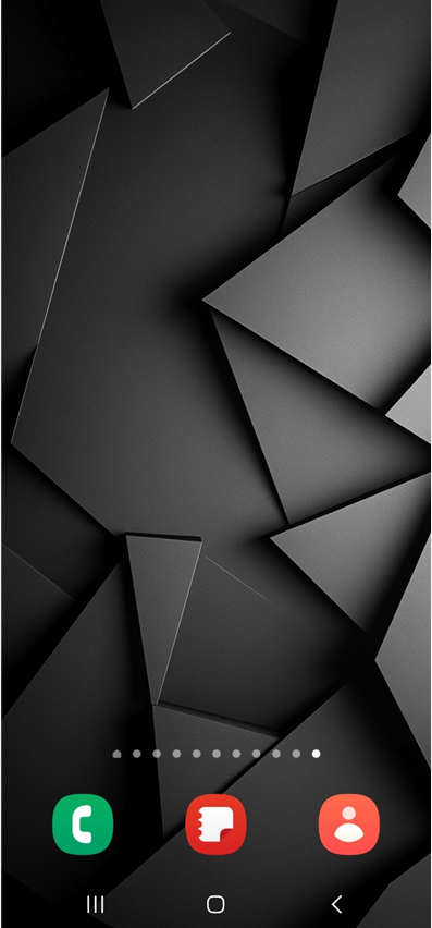 핸드폰 배경화면 날씨 및 시계 위젯 표시하는 방법 (삼성 갤럭시 스마트폰)