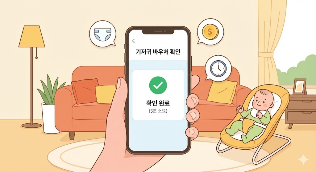 기저귀바우처 확인방법