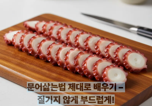 문어삶는법 제대로 배우기 &ndash; 질기지 않게 부드럽게!