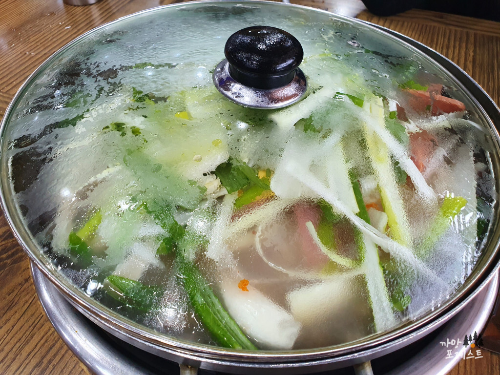 운암명가 부대찌개 냄비