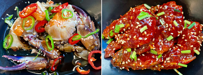 게장 게장 게장의 간장 게장과 양념 게장